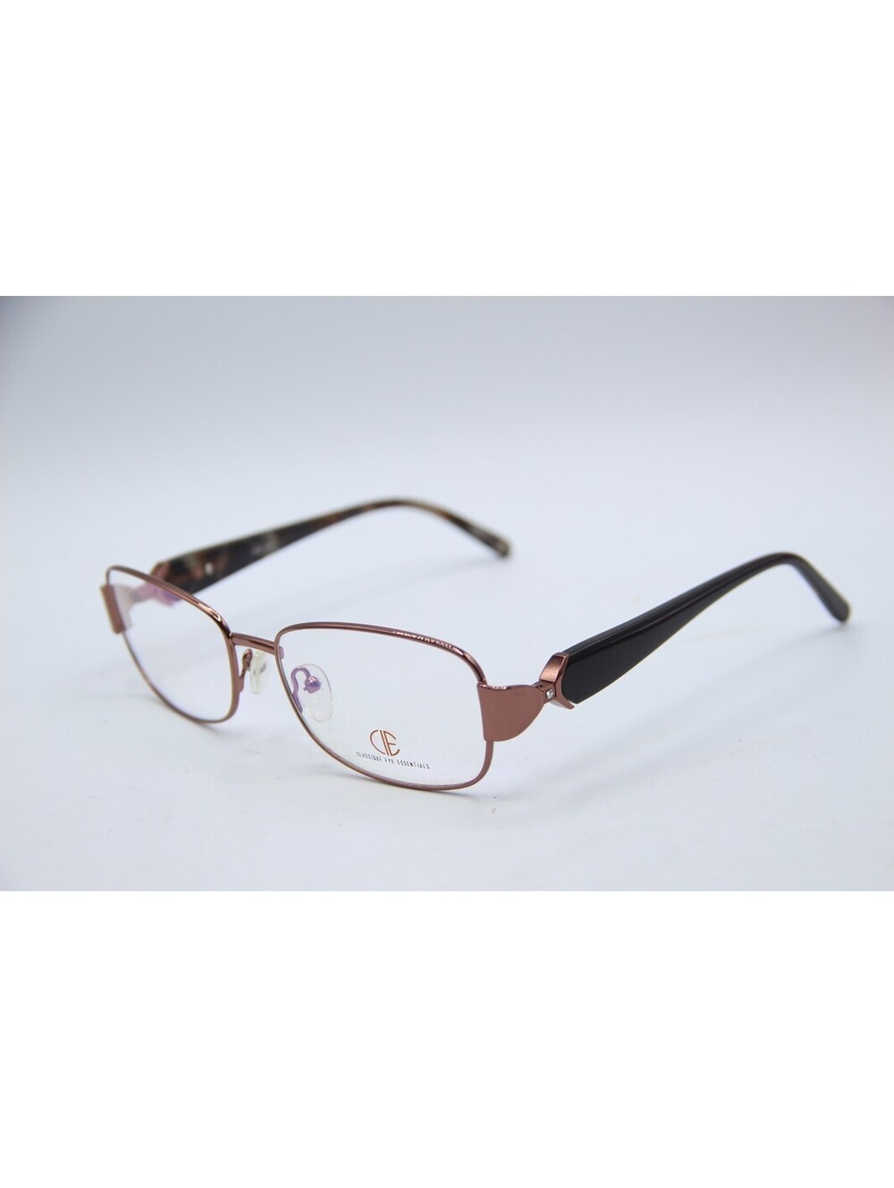 Classique Eye Essentials Sec116 C1 Brown Black Authentic Eyeglasses 55-16